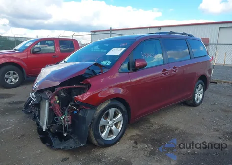 2012 Toyota Sienna Le V6 8 Passenger из США, поврежденный, VIN 5TDKK3DC8CS268398